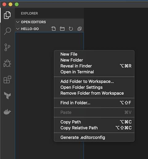 visual studio code new file screen visual studio code new file screen
